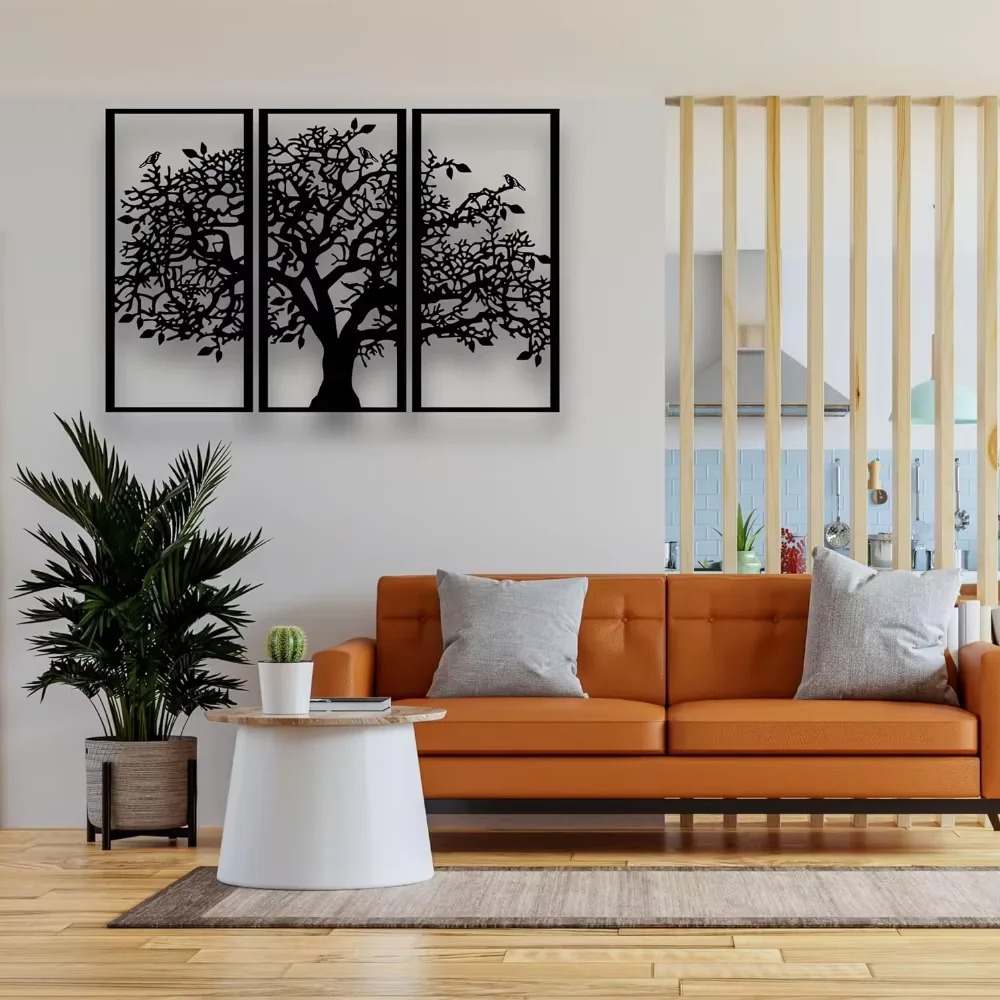 3Pcs Family Tree Metal Wall De - огляд і ціна Family Tree Print