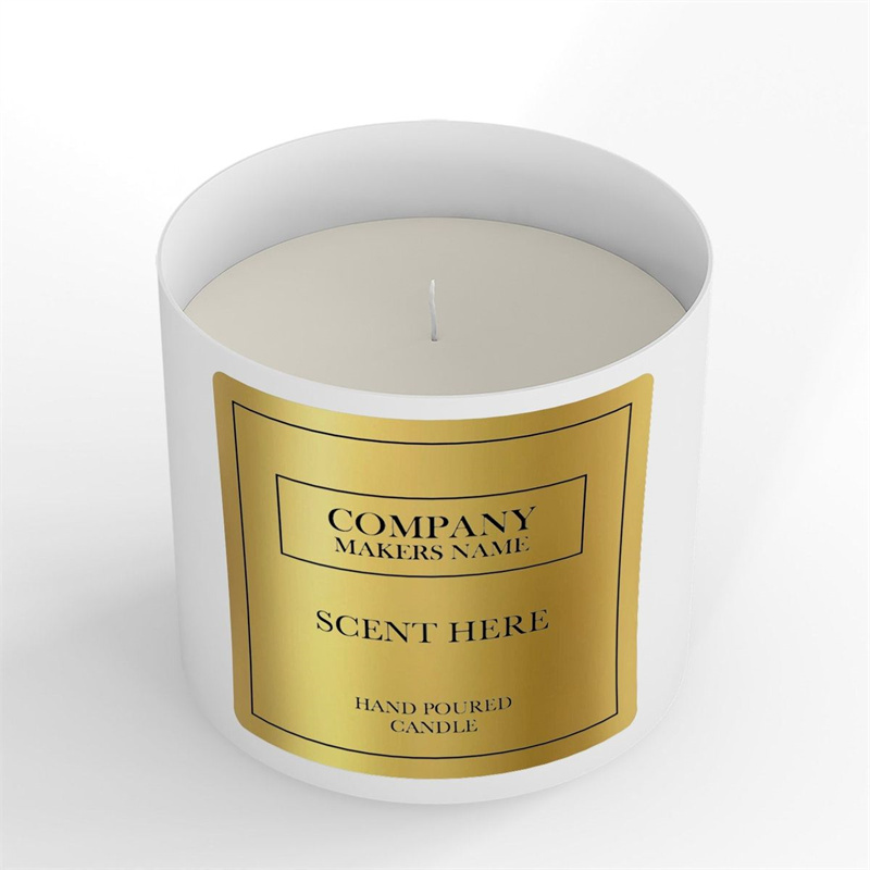 Custom 3D Embossed Gold Foil A - огляд і ціна Personalised Candle Label
