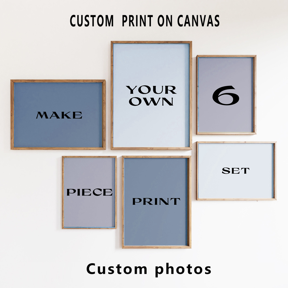 6pcs/set Custom Canvas Prints  - огляд і ціна Pet Portrait Custom