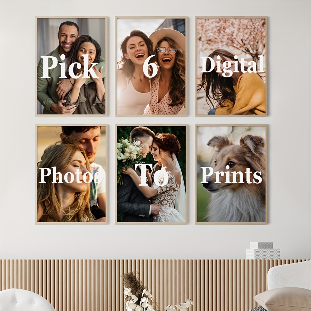 6pcs/set Custom Canvas Prints  - огляд і ціна Pet Portrait Custom